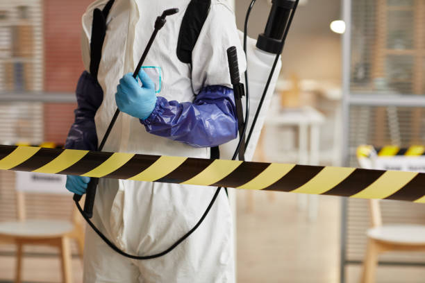 Professional Trauma Scene Cleanup technician working in Leopolis, WI